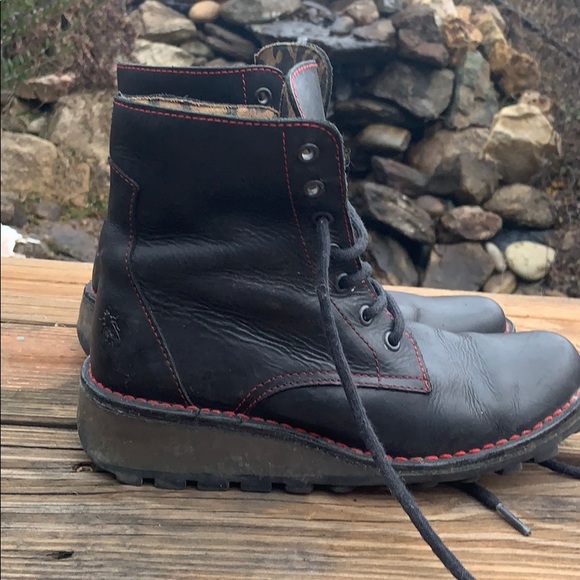 SOLD 🍀🍀🍀Fly London black leather boots/Portugal SOLD🍀 - Picture 4 of 8